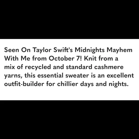 REFORMATION Cashmere Polo Size XS Camel As Seen On Taylor Swift… - Picture 16 of 16